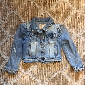 WORTHY THREADS                Kids Light Blue Denim Jacket